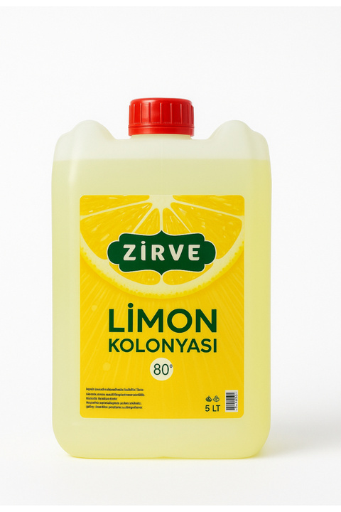 Zirve limon kolonyası 5 lt 80 derece