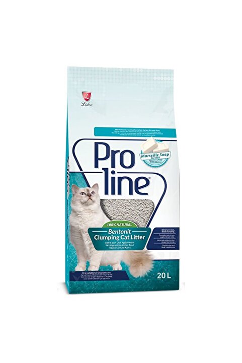 Proline Marsilya Sabunu Kokulu Bentonit Kedi Kumu 20 Lt