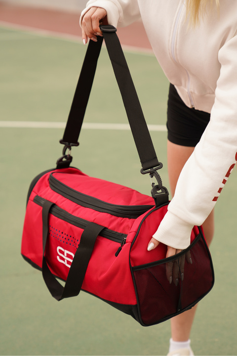 Solo Bag Ayakkabı Gözlü Havalandırmalı Kırmızı Spor Fitness Ve Seyahat Çantası