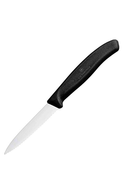 VICTORINOX Soyma Bıçağı 8 cm Testere Ağızlı Swiss Classic Siyah ( VT 6.7633 )