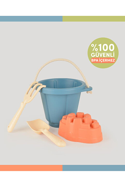 let's be child Lc Koyu Turkuaz Kum Ve Plaj Kova Oyun Seti