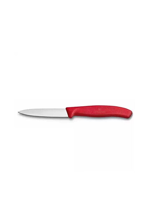 VICTORINOX 6.7601 8cm Kırmızı Düz Soyma Bıçağı