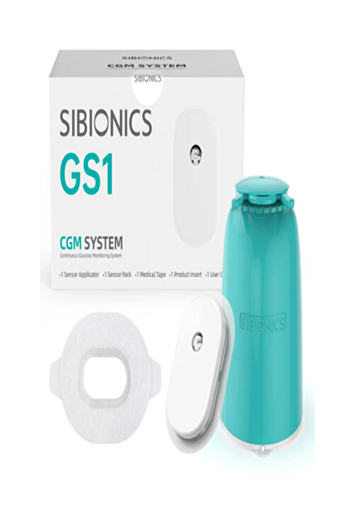 SIBIONICS 14 Günlük Sürekli Glukoz Takip Sensörü (şekeriniz düşmeden yapay zeka ile uyarı verir)