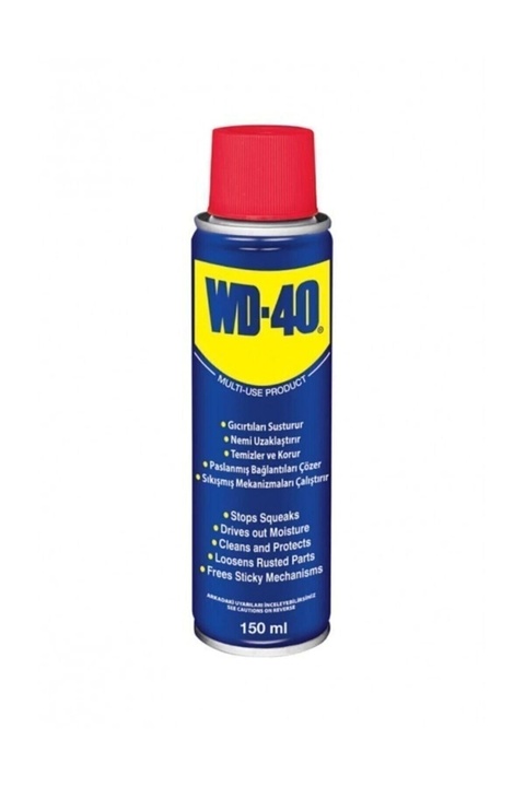 Genel Markalar WD-40 Çok Amaçlı Sıvı, Yağ Çözücü, Pas Sökücü, Temizleyici ve Koruyucu, 150ml