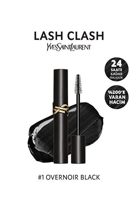 Yves Saint Laurent Lash Clash Yüksek Hacim Veren Siyah Maskara 3614273601092 #1 Overnoir Black