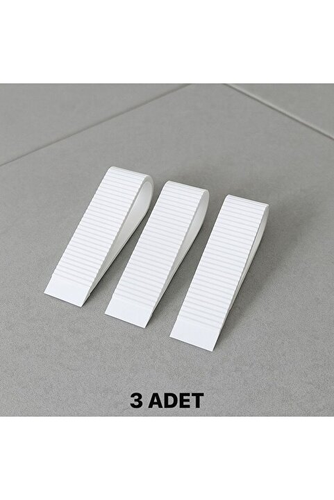 Nebron Kapı Stoperi -3 Adet- (4 CM YÜKSEKLİK) Esnek, Kademeli Kapı Tutucu- Kapı Tutucu Aparat.
