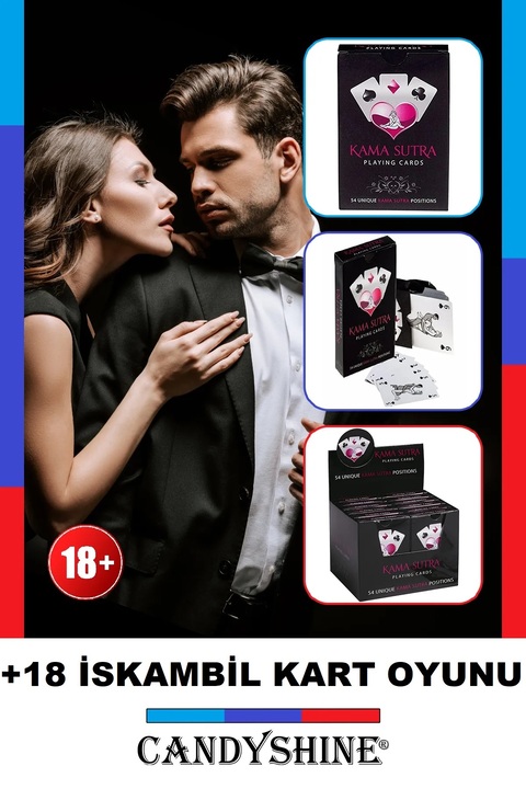 CandyShine Kamasutra Pozisyon Oyun Kartları