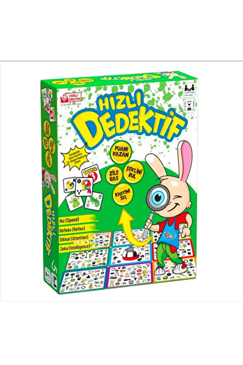 Ritoys Hızlı Dedektif Eğitici Zilli Öğretici Kutu Oyunu