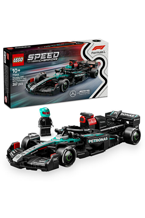 LEGO ® Speed Champions Mercedes-AMG F1® W15 Yarış Arabası 77244 - 10+ Oyuncak Yapım Seti (267Pr)