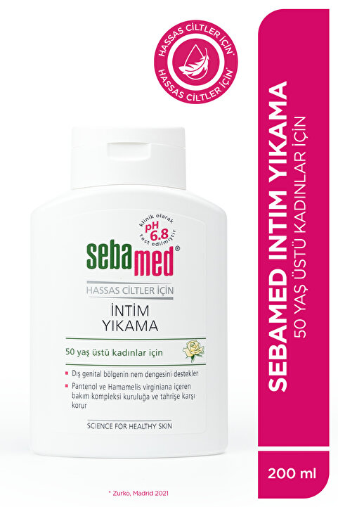 Sebamed Menopoz İntim Yıkama Jeli 200 ml Kuruma ve İrritasyon Karşıtı Genital Bölge Temizleyici