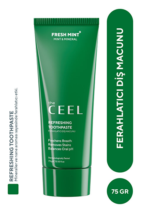 The Ceel Fresh Mint Ferahlatıcı Diş Macunu 75 gr – Nane Aromalı, Günlük Koruma