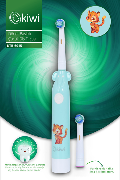 Kiwi Ktb 6015 Pilli Çocuk Diş Fırçası U6