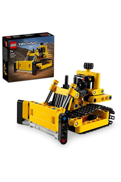 LEGO ® Technic Ağır İş Buldozeri 42163 - 7+ Çocuklar için Yaratıcı Oyuncak Model Yapım Seti (195P)