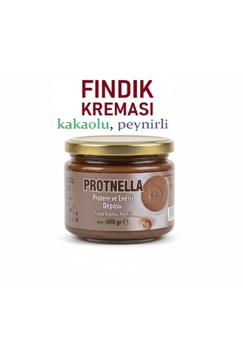 NiyaziBey Çiftliği Fındık Kreması 400 GR Kakaolu ve Peynirli, Yüksek protein daha az şeker, mükemmel krem çikolata