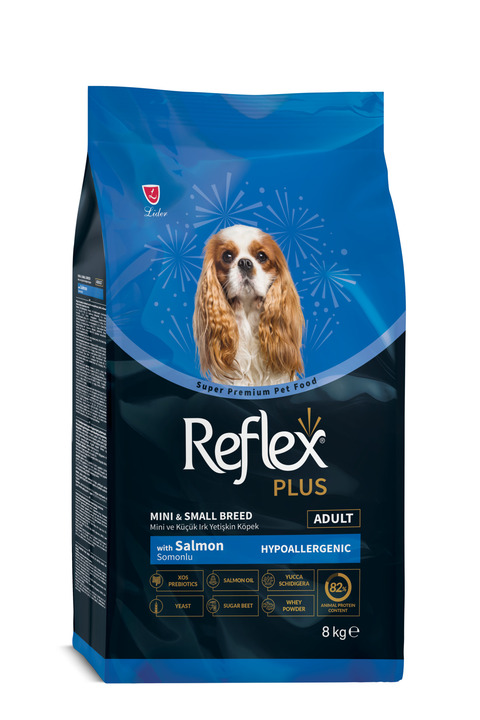 Reflex Plus Hipoalerjenik Mini ve Küçük Irklar için Somonlu Yetişkin Köpek Maması 8 kg