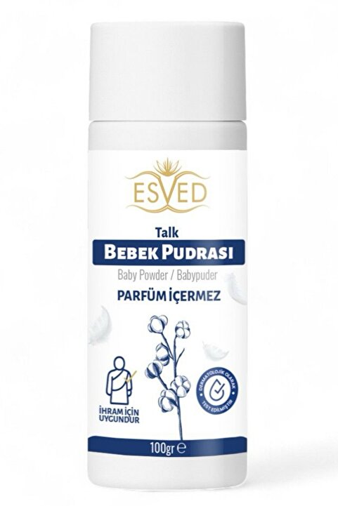 ESVED Kokusuz Pudra İhram İçin Pudra Umre Pudra Hac Pudra 100 Gr