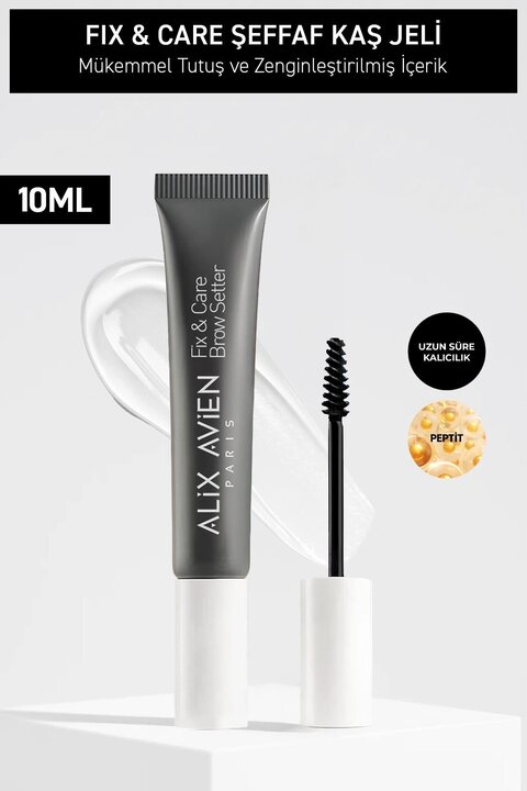 Alix Avien Uzun Süre Kalıcı Doğal Hacim Veren Besleyici Kaş Sabitleyici Bakım Jeli - Fix & Care Brow Setter