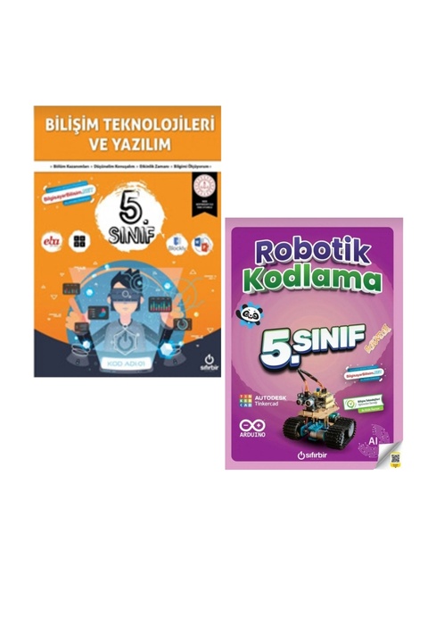 Sıfırbir Yayınları 5. Sınıf Bilişim Teknolojileri ve Yazılım Robotik Kodlama Seti