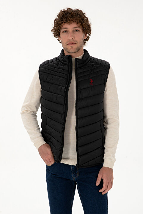 U.S. Polo Assn. Erkek Siyah Yelek 50312012-VR046