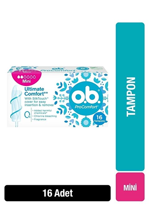 o.b. OB TAMPON PRO COMFOT MİNİ 16LI-