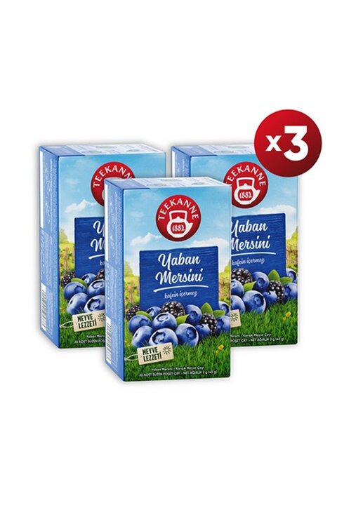 teekanne Yaban Mersini Karışık Bitki Çayı 40g x 3 Paket