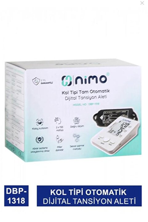 Nimo Kol Tipi Otomatik Dijital Tansiyon Aleti ( DBP-1318 )