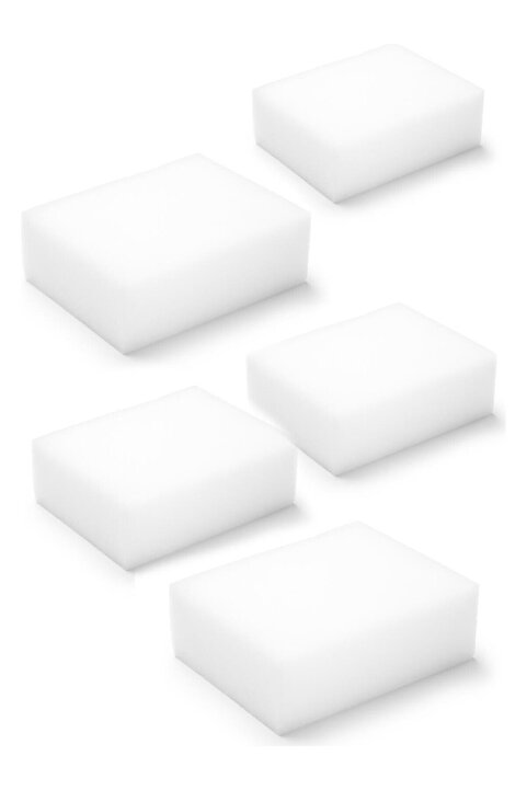 TECHNOLOG Sihirli Sünger Beyaz, Çizik Giderici Sünger, 5 Adet Magic Sponge