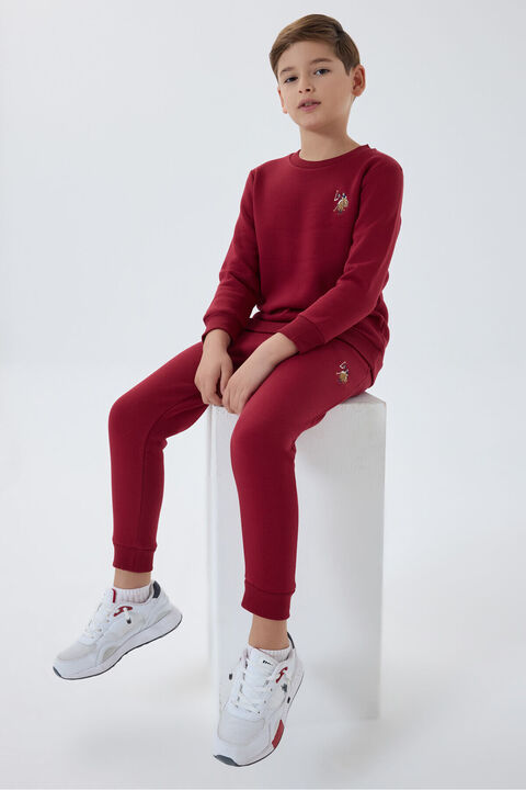 U.S. Polo Assn. U.S. Polo Assn Erkek Çocuk Bordo Eşofman Takımı