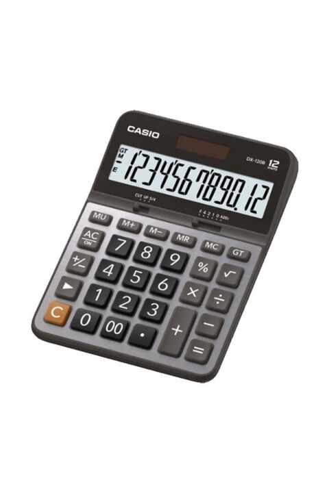 Casio Hesap Makinası Masa Üstü 12 Hane Dx-120b Siyah