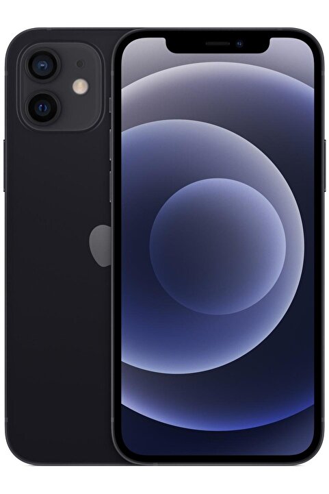 Apple iPhone 12 128 GB Siyah Cep Telefonu Aksesuarsız Kutu (Apple Türkiye Garantili)
