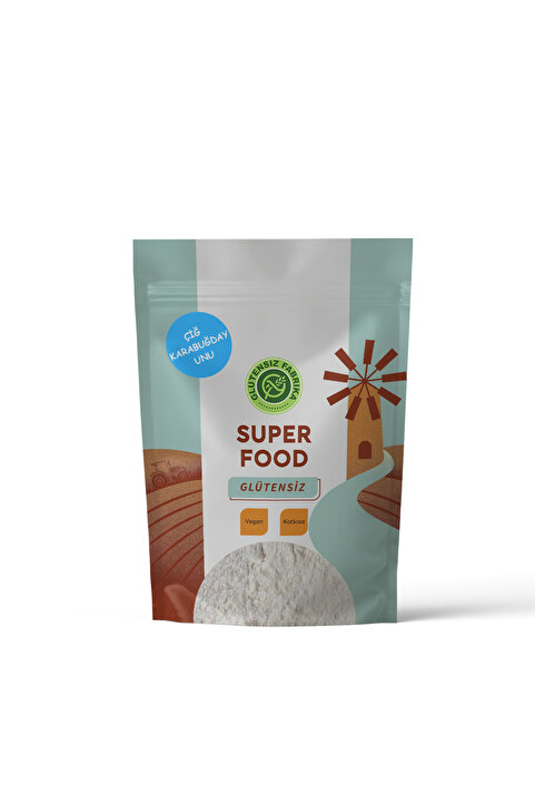 GLUTENSİZ FABRİKA Glütensiz Çiğ Karabuğday Unu 1 Kg (GREÇKA)