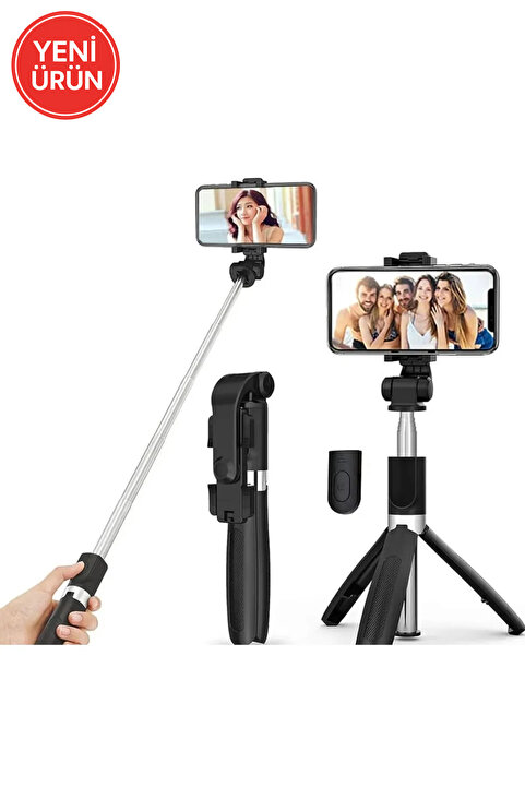 Miomi Tripod Kumandalı Tripot, Monopod & Selfie Çubuğu
