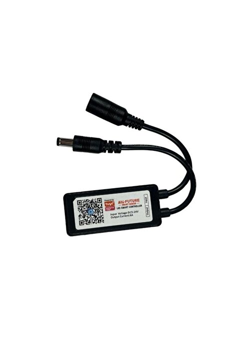 DORA LED Tuya Destekli Wifi Kontrollü Siyah Dimmer Şerit Led Kontrol Cihazı 5-24V