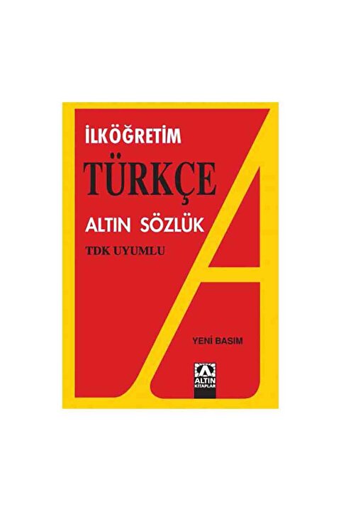Altın Kitaplar İlköğretim Türkçe Altın Sözlük