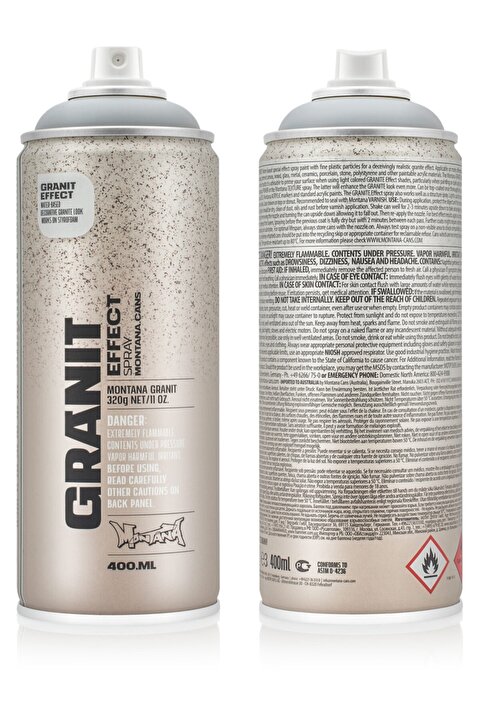 MONTANA Granit Efekt Granit Effect Sprey Boya Gri 400 ml