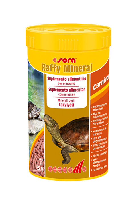 Genel Markalar Raffy Mineral 250 ml. Skt: 10/2027 Orjinal Kutusunda Kaplumbağa Yemi 55 gr