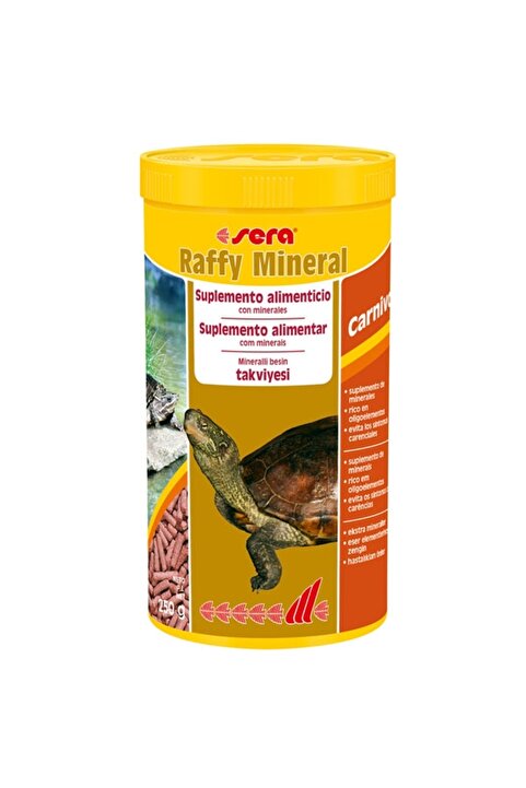 Genel Markalar Raffy Mineral 1000 ml. Skt: 10/2027 Orjinal Kutusunda Kaplumbağa Yemi 250 g