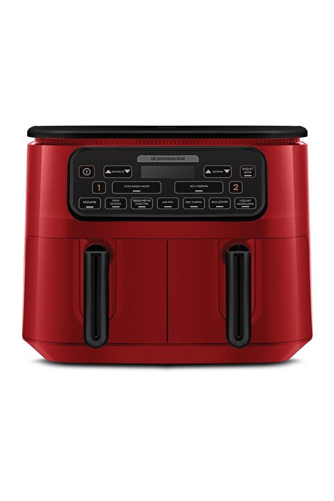 Karaca Air Pro Cook Duo Köz Xxxl 4+4 Litre Airfryer Ruby 8 Kişilik