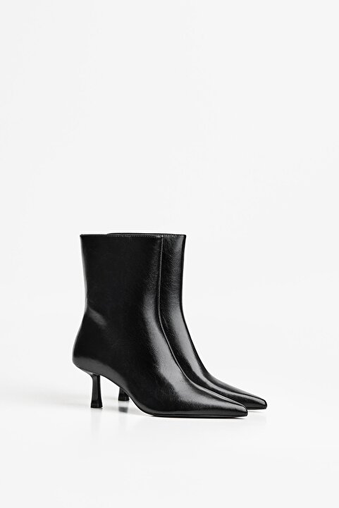 DUXAL SHOES Kısa sivri topuklu bot