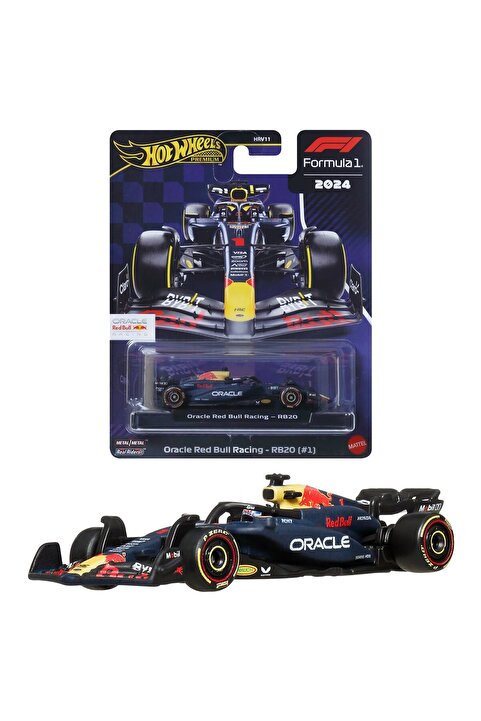 HOT WHEELS Premium Formula 1 Oracle Red Bull Racing RB20 (#1) 2024 Diecast Model Araba 1:64
