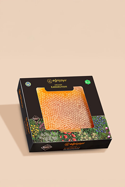 Eğriçayır Organik Karakovan Petek Balı Ta16+ 1.1kg