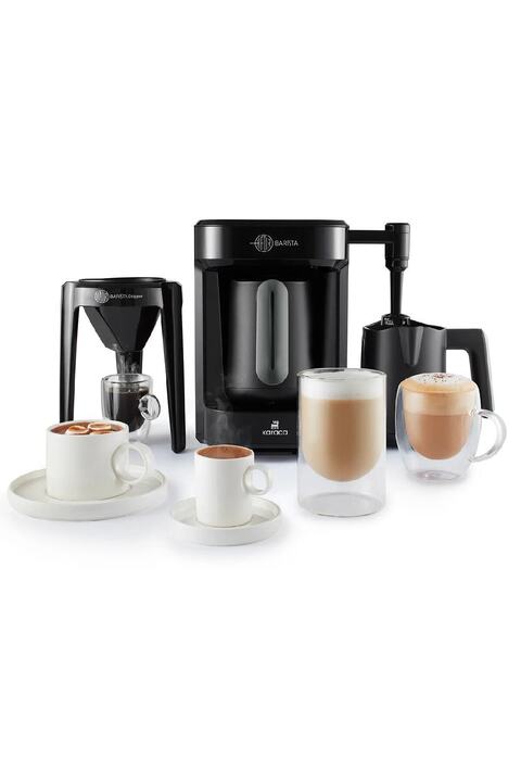 Karaca Hatır Barista Cappuccino ve Türk Kahve Makinesi Antrasit
