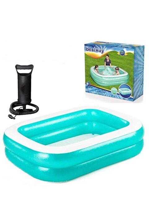 Bestway 54005 Büyük Boy Şişme Havuz 201x150x51 Cm Pompa