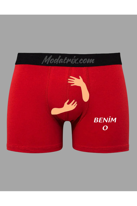 UNIQUE DESIGN Benim O Baskılı Boxer