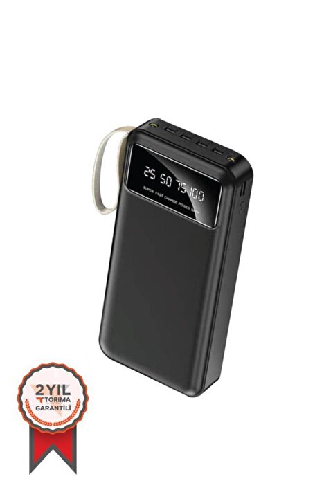 Torima Taşınabilir Batarya 20000 Mah Ledli 4 Çıkışlı Powerbank TRM-1021 Siyah
