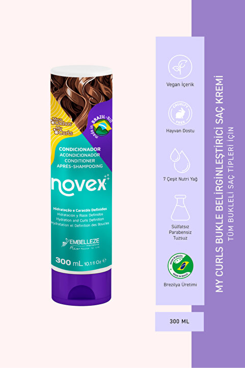 NOVEX My Curls - Bukle Belirginleştirici Saç Kremi 300ml