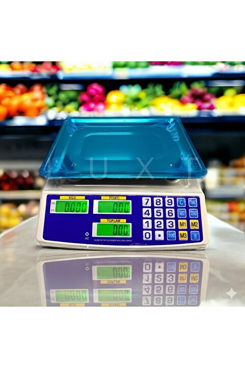 LUXTER Acs-809t Lüks Dijital Ekranlı Elektronik 40 Kg/2 gr Terazi