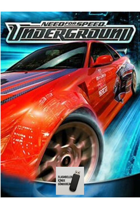 Tigdes 🎮 Need for Speed Underground 1 PC Oyunu | Kuruluma Hazır Flash Bellek | Windows Uyumlu | Nostalji
