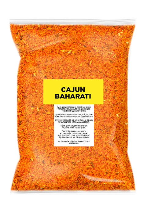 by organik Cajun ( Kajun ) Baharatı 100 gr ( Patates Baharatı )