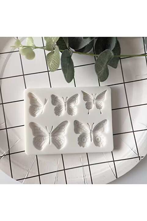 HogART Design Çoklu Kelebek Mum Sabun & Kokulutaş Silikon Kalıp